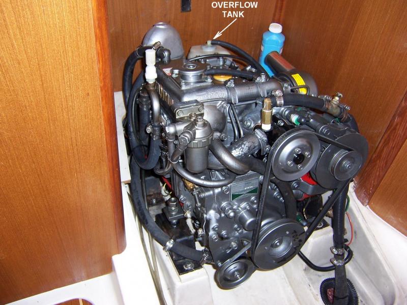Coolant expansion tank always thirsty | Sailboat Owners Forums