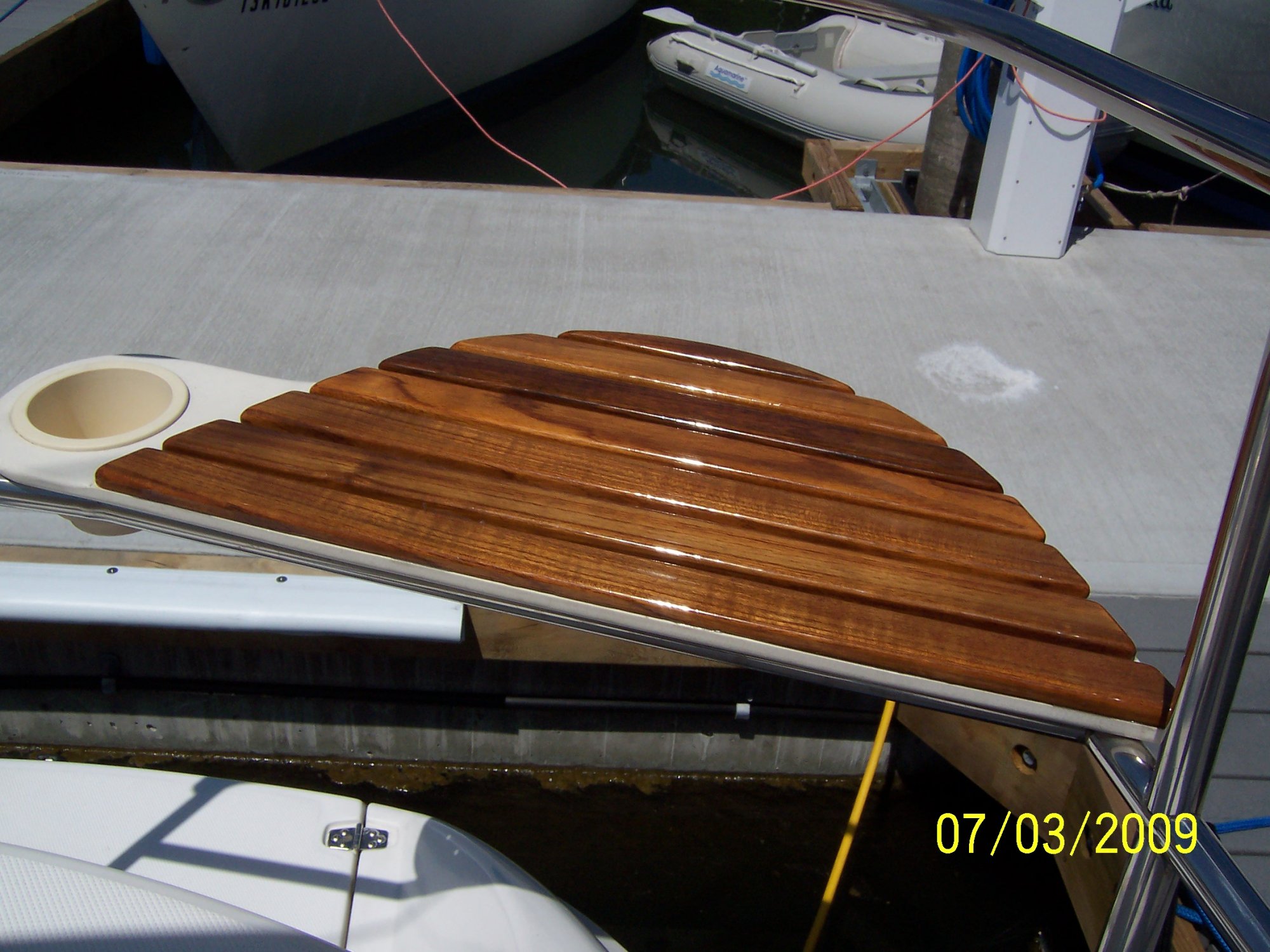 sailboat rail seats