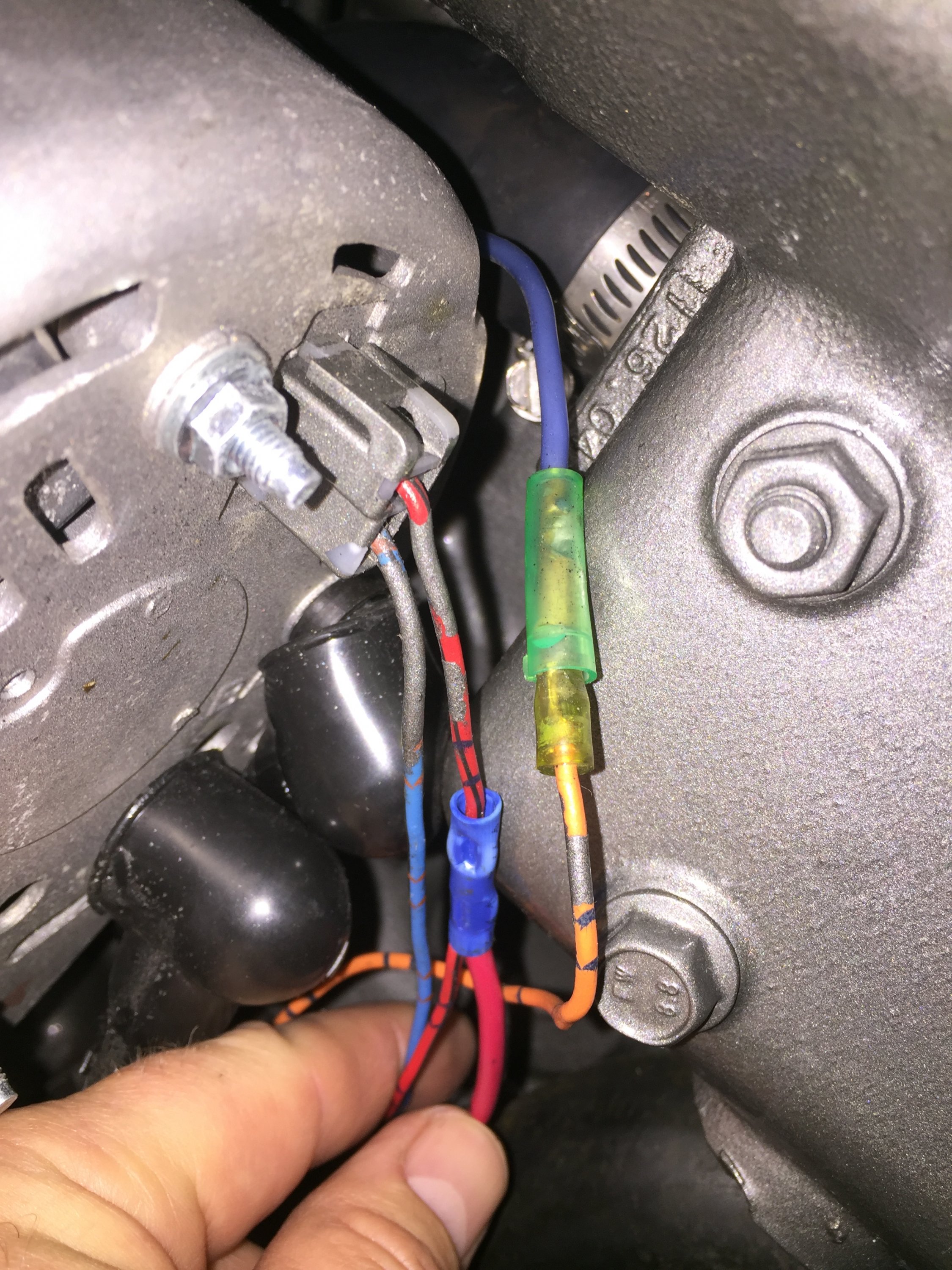Alternator wire identification..... help | Sailboat Owners Forums