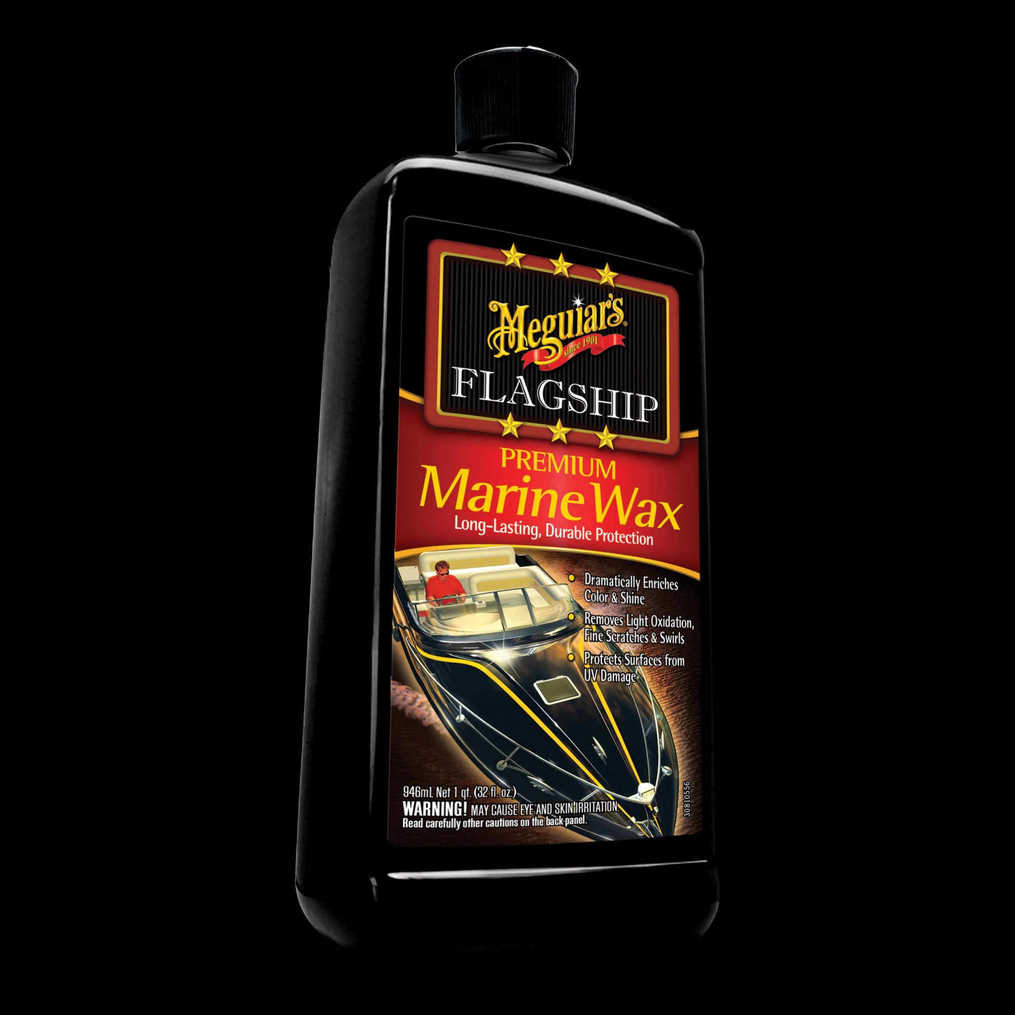 Meguiars Flagship Premium Marine Wax, Boat Polish and Oxidation Remover -  32 Oz Bottle