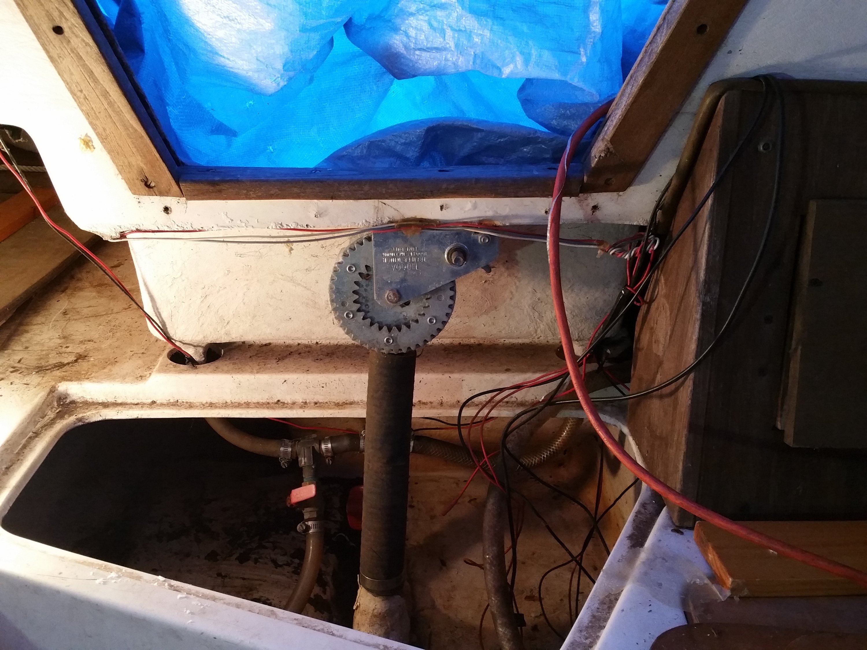 Swing Keel winch attachment question Sailboat Owners Forums
