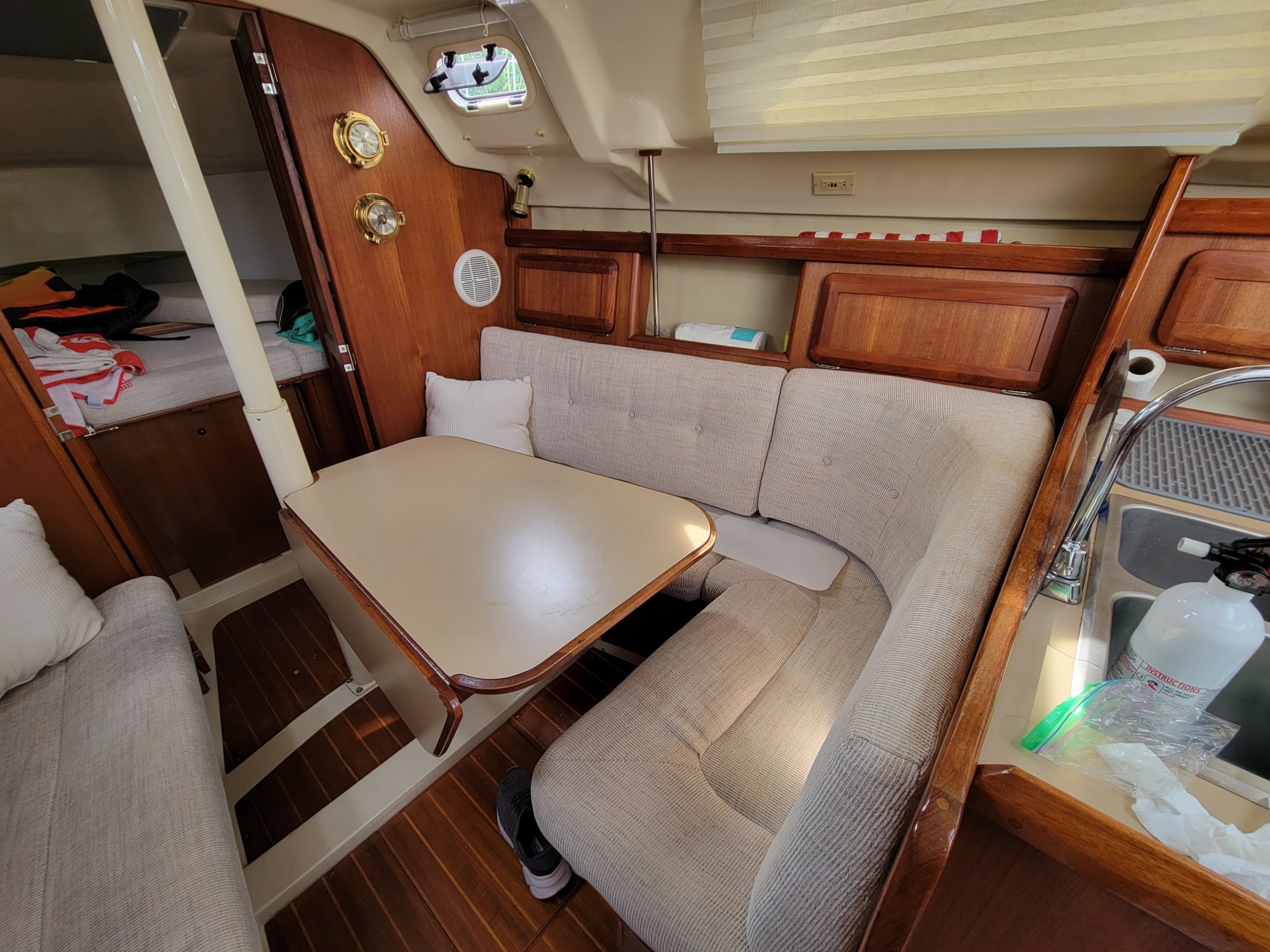 Maintenance of interior teak on a Hunter 320 | Sailboat Owners Forums