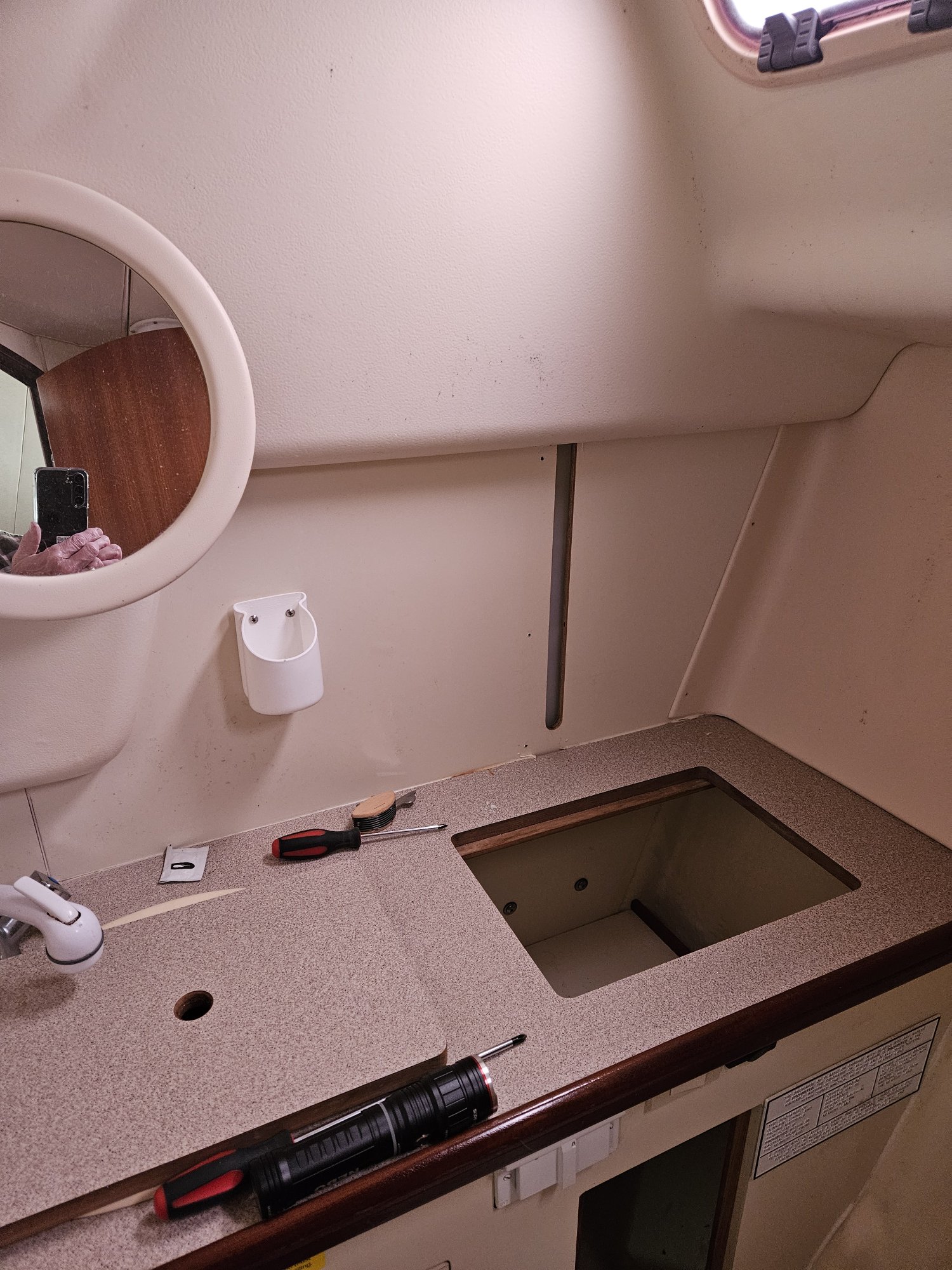 Converting compost toilet to tank system 2007 Hunter 31 Sailboat