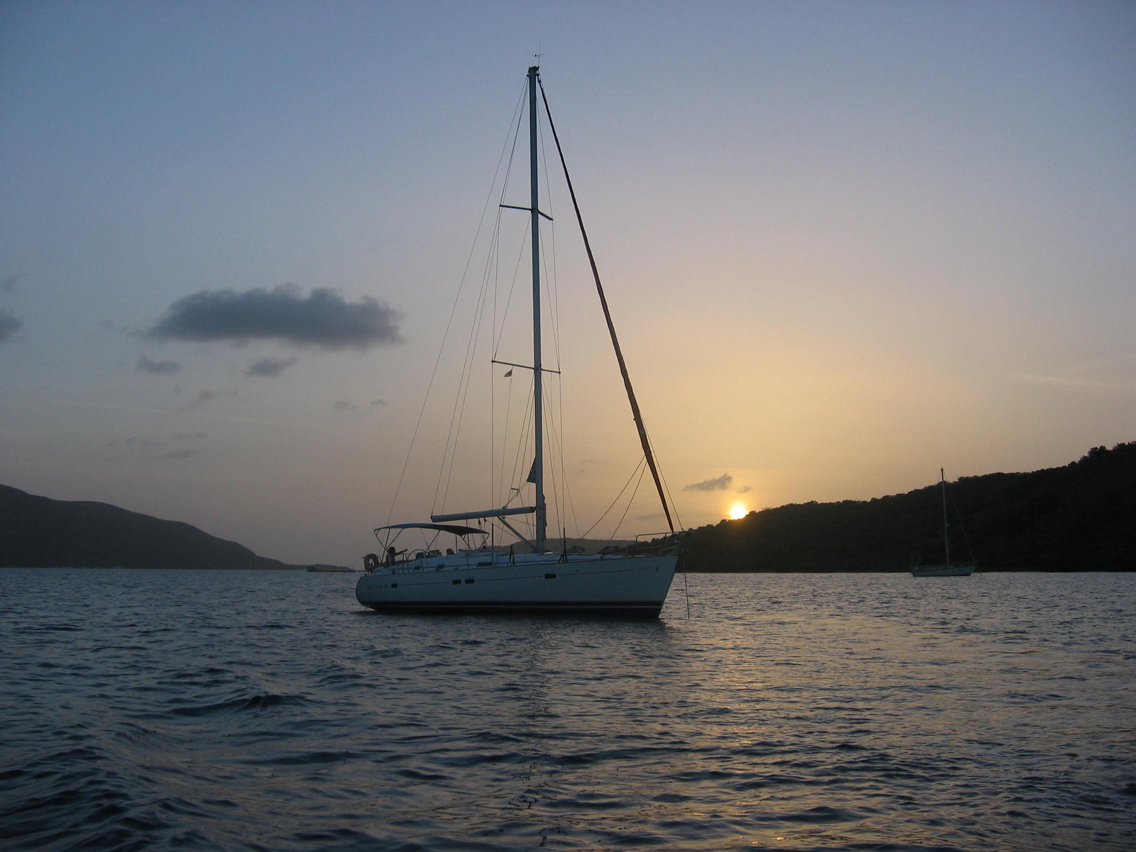 227 La Papilllon at anchor in North Sound.jpg