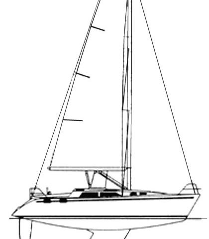 sailboat transom angle