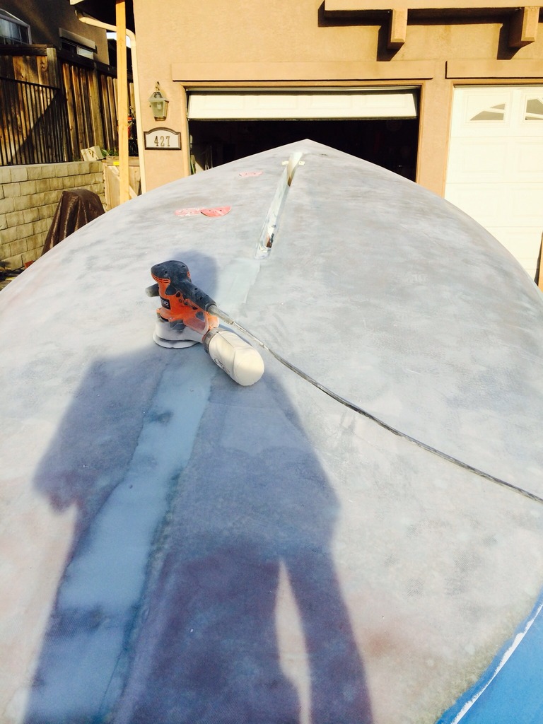 Bottom sanding finish fairing.jpg