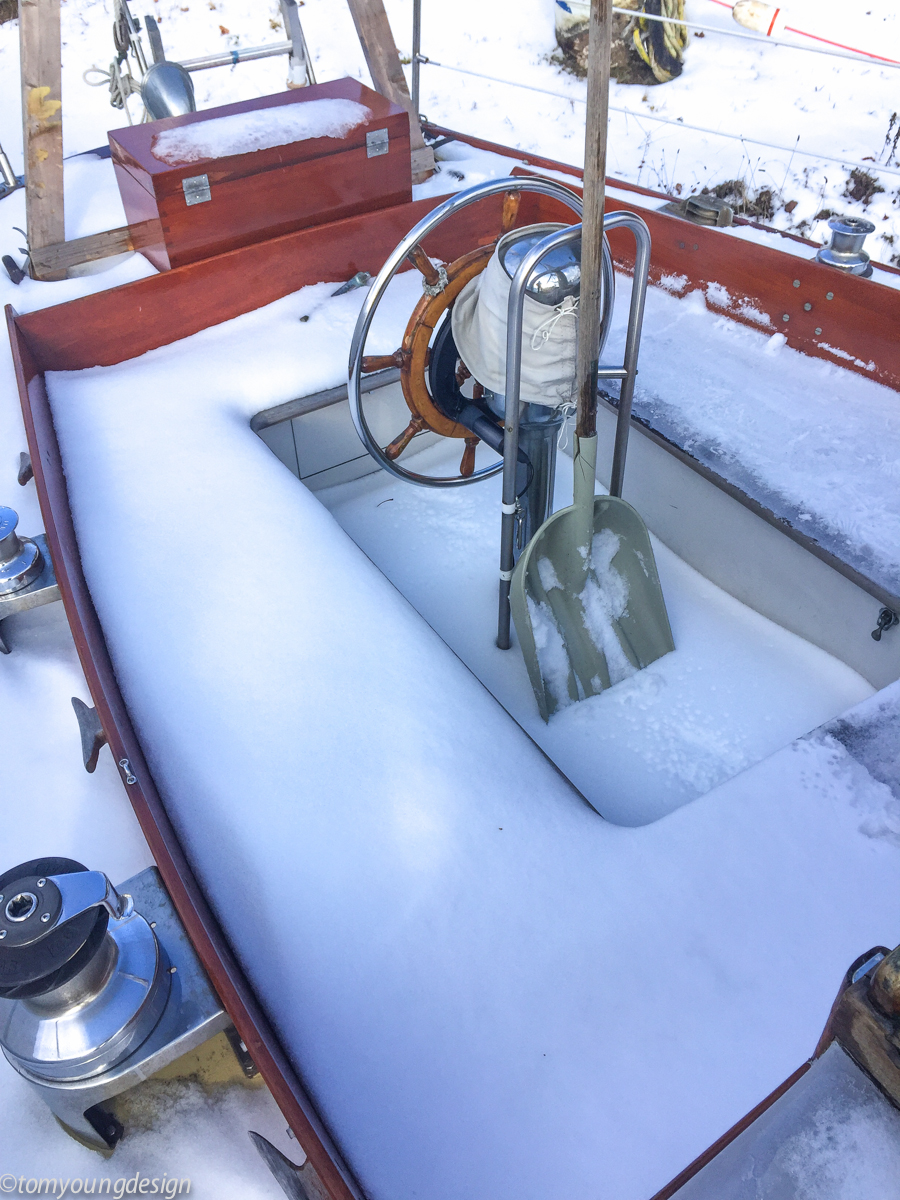Brightwork in the snow cockpit.jpg