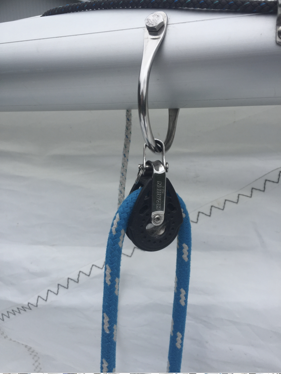 Hunter 22 how to rig sheets for single-handing ? ? H216 H22 | Sailboat ...