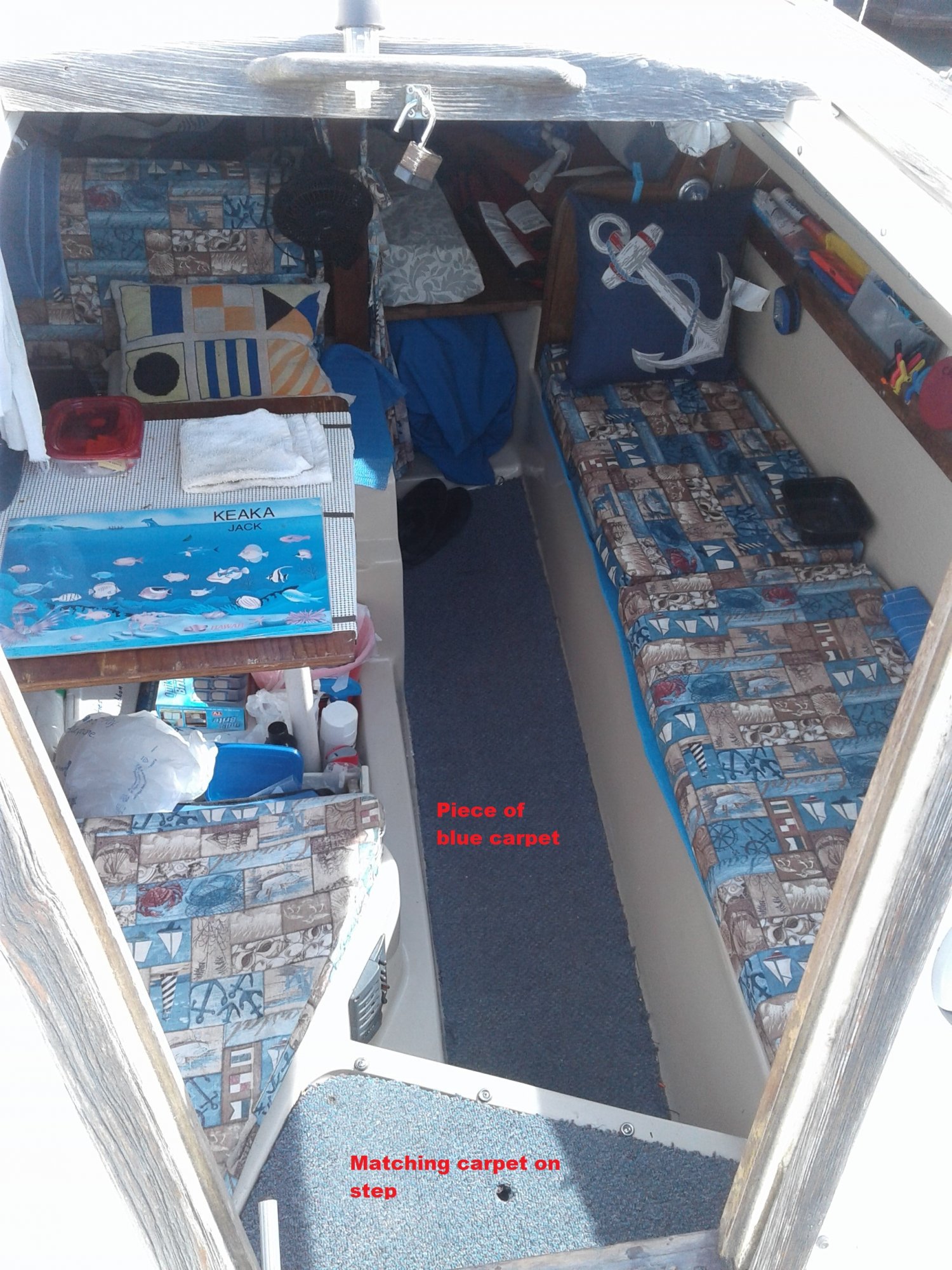 Carpet on cabin sole and step.jpg