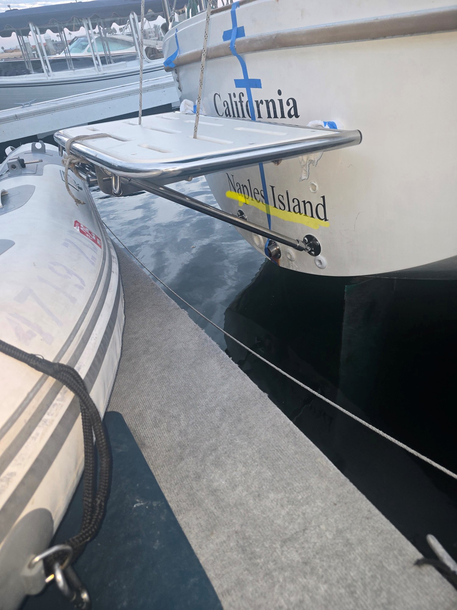 Catalina 30 platform installation.jpg