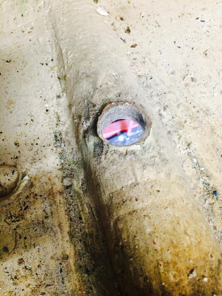 cockpit drain repair drilled.jpg