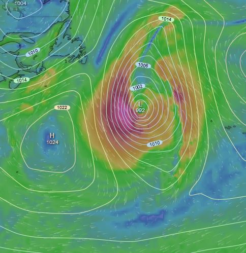 Dorian out in the Atlantic.JPG