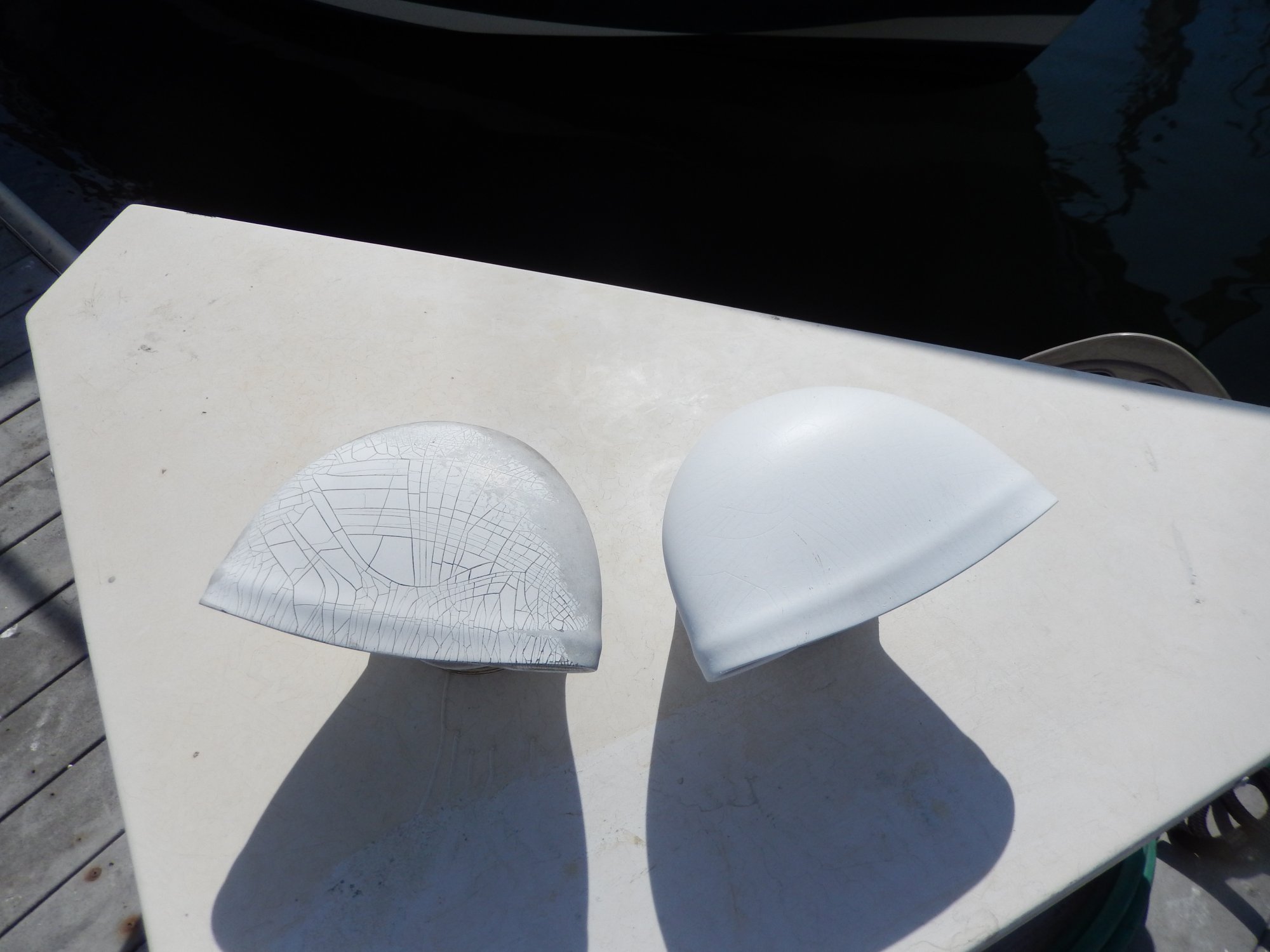 DSCN3635 Dorade Vents Before & After Painting Top.JPG