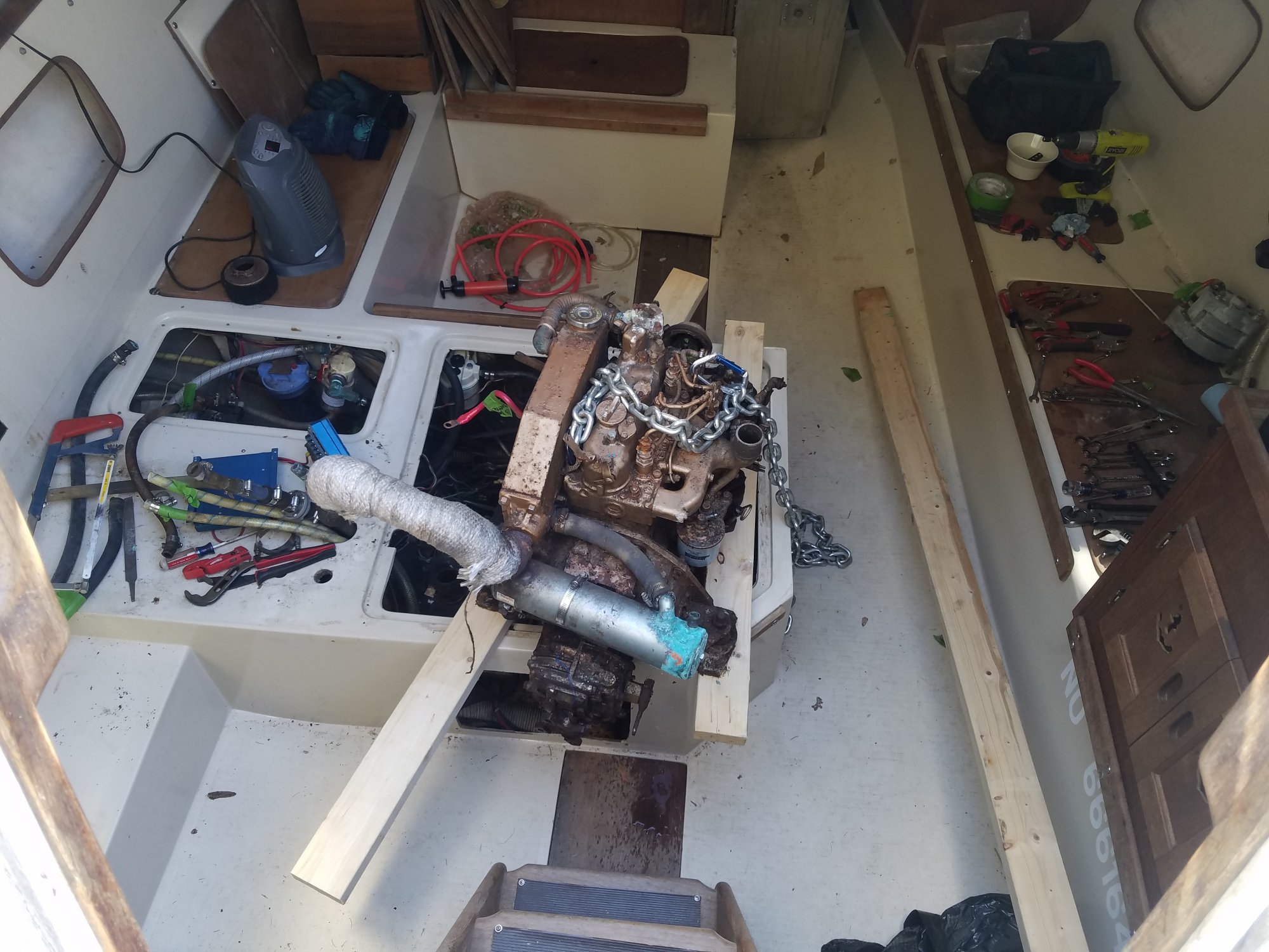 Removing Engine while on the Hard | Sailboat Owners Forums