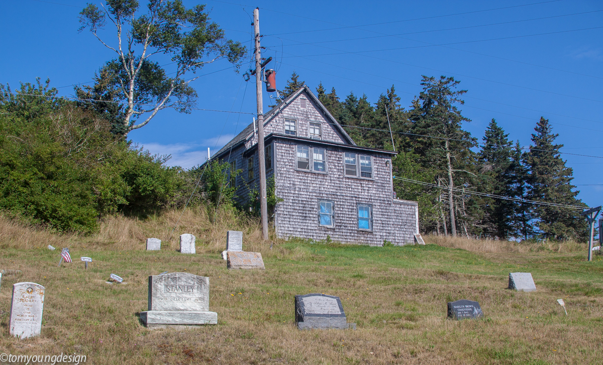 Frenchboro gravestone front yard.jpg