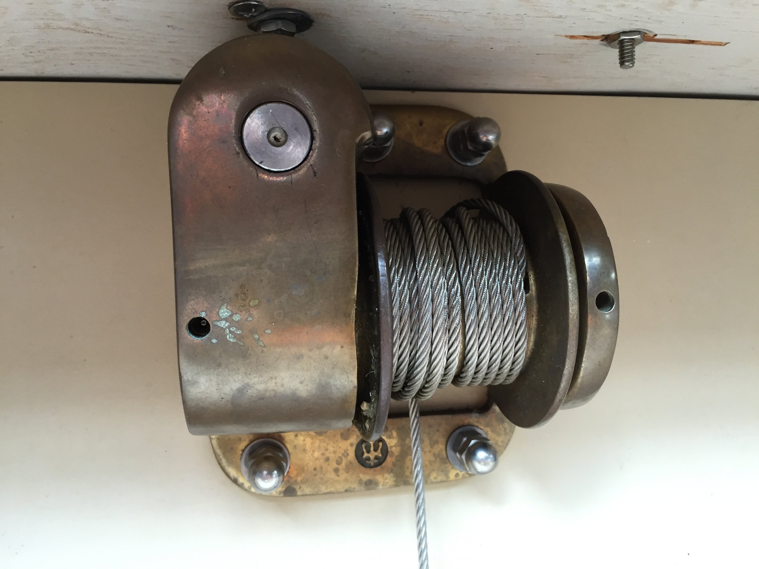 sailboat centerboard winch