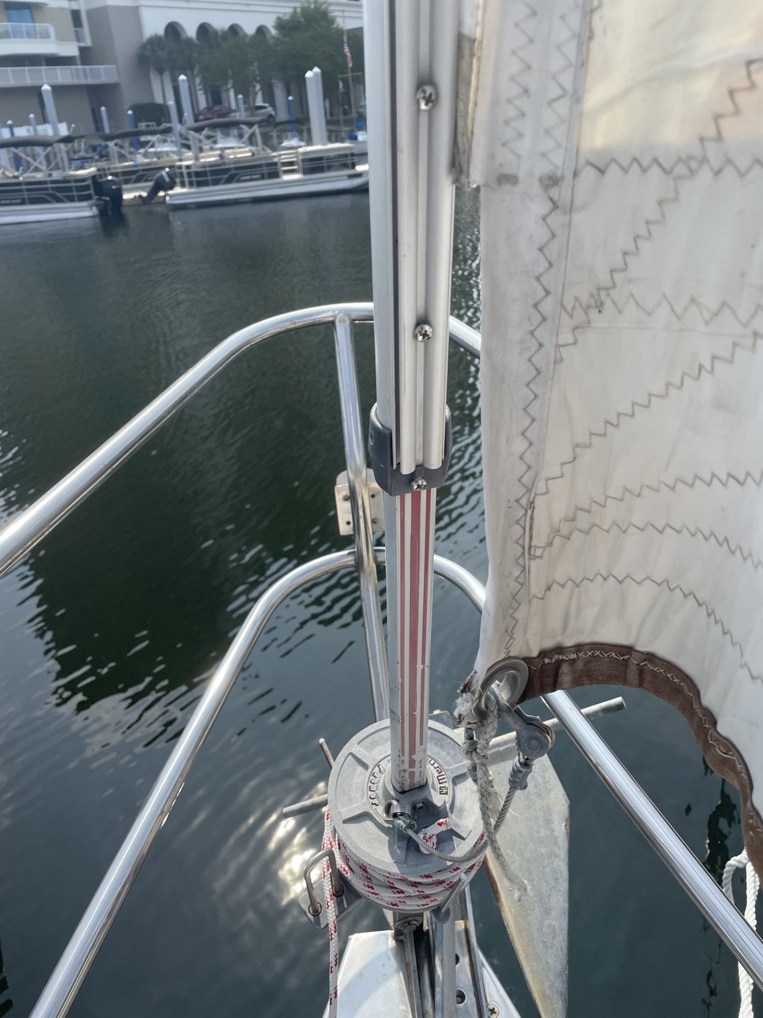 used sailboat jib