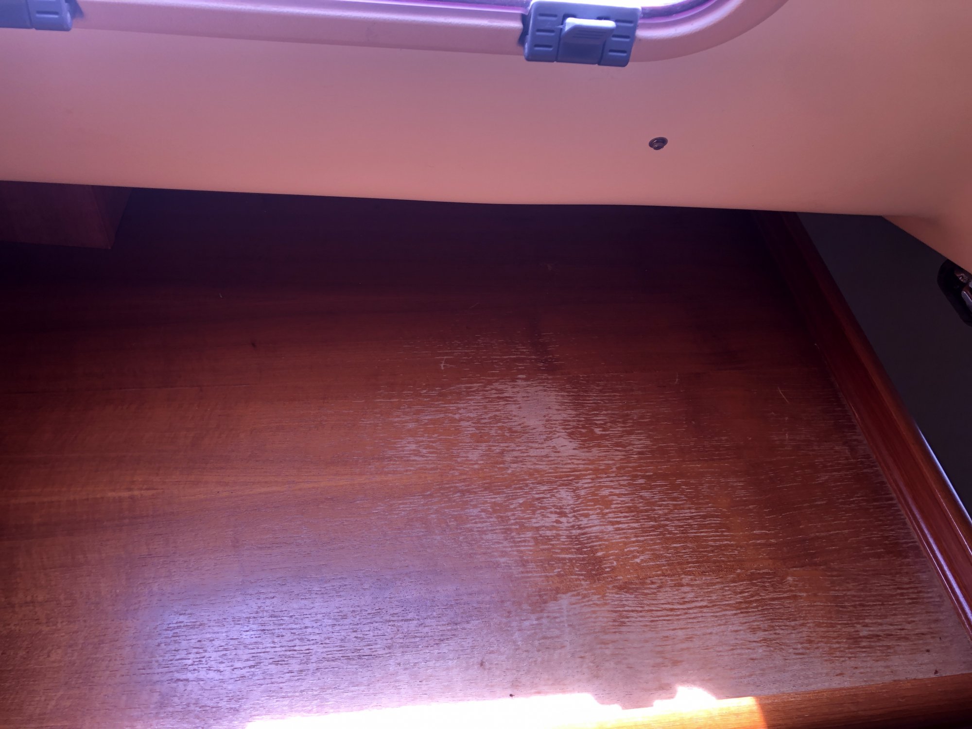 Interior wood lacquer finish repair Sailboat Owners Forums