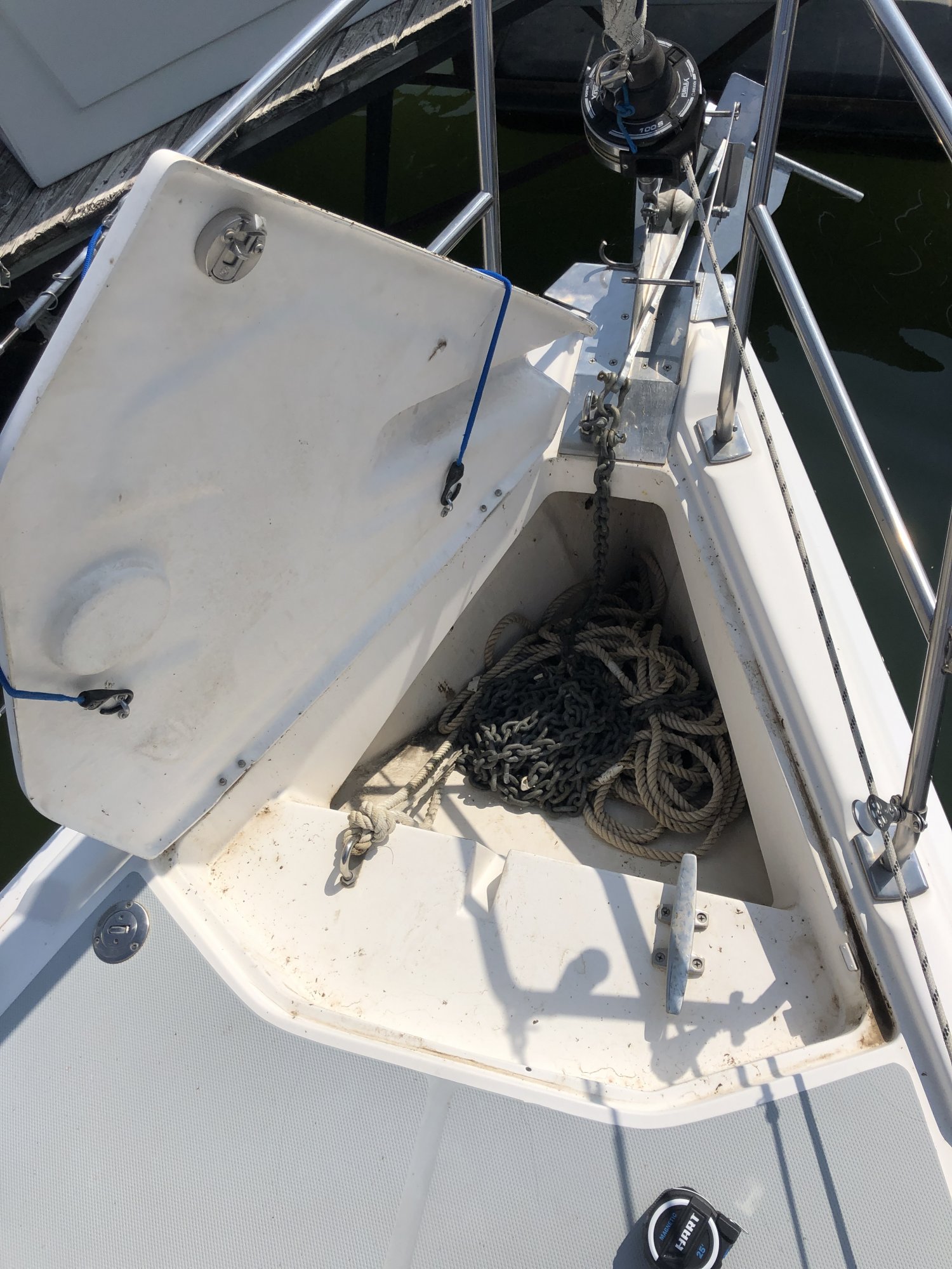 Help finding a windlass for a new install on 2005 Hunter 33 | Sailboat ...