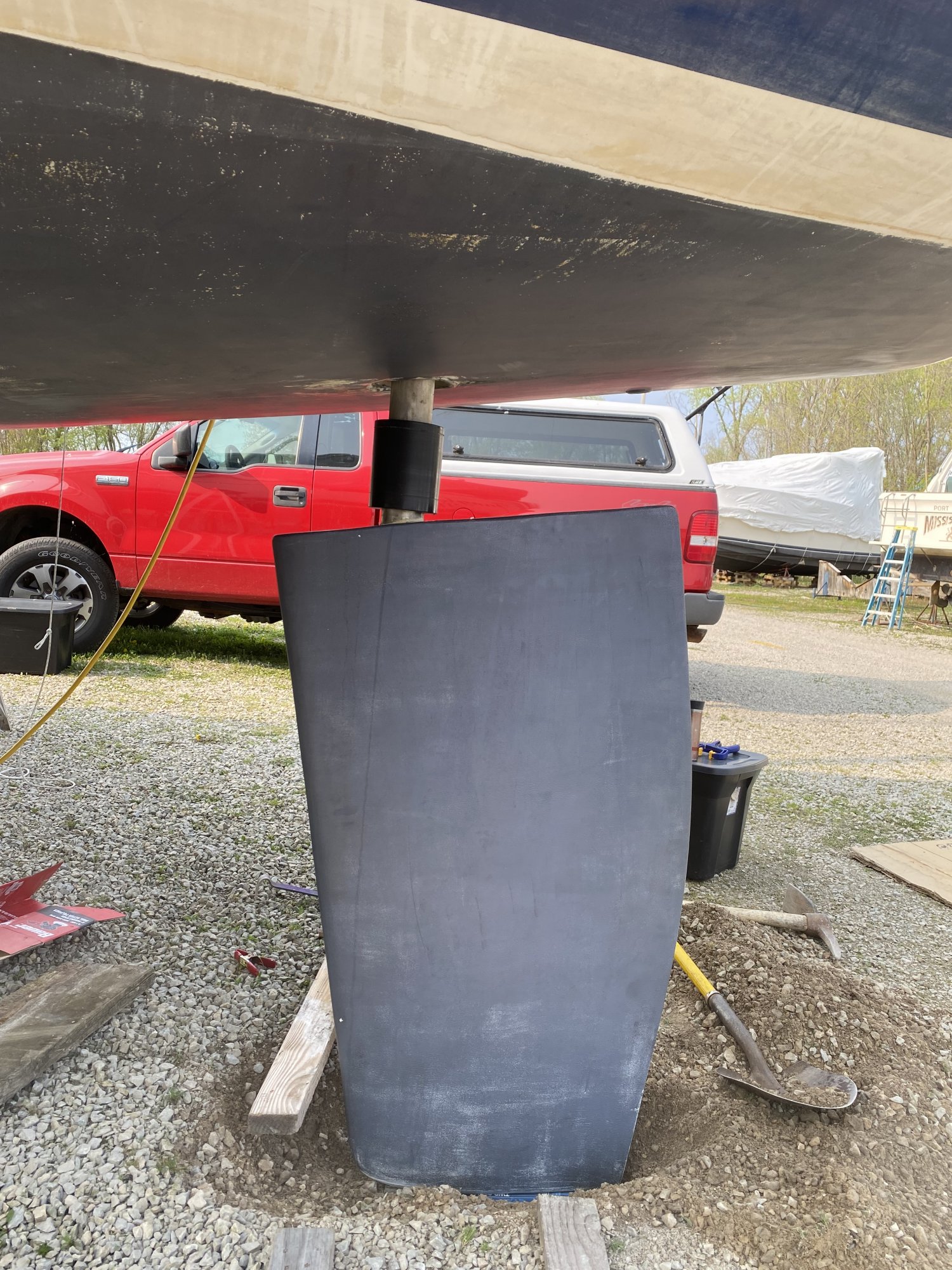 Hunter replacement rudder assembly | Sailboat Owners Forums