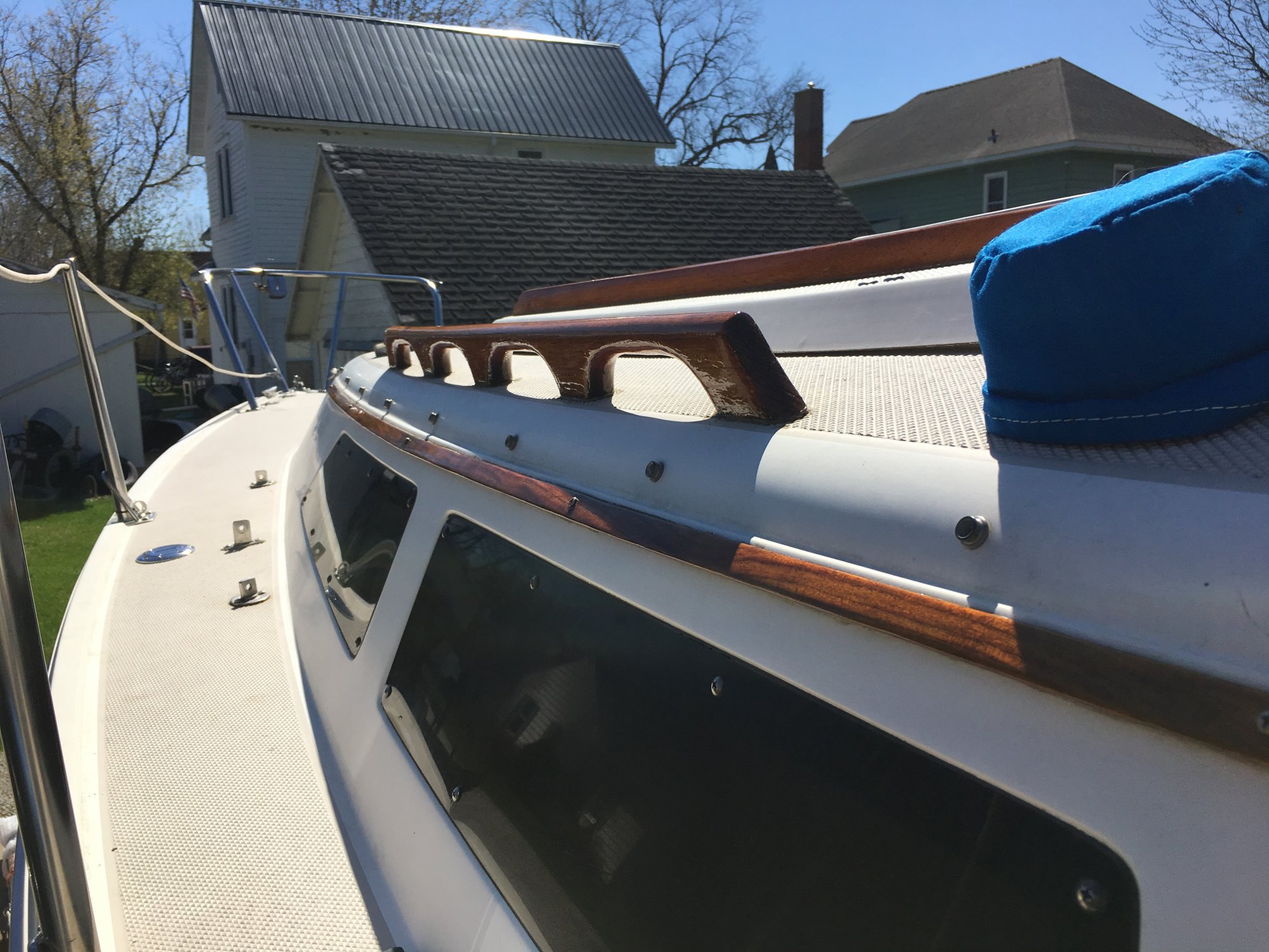 Teak Rub Rail | Sailboat Owners Forums