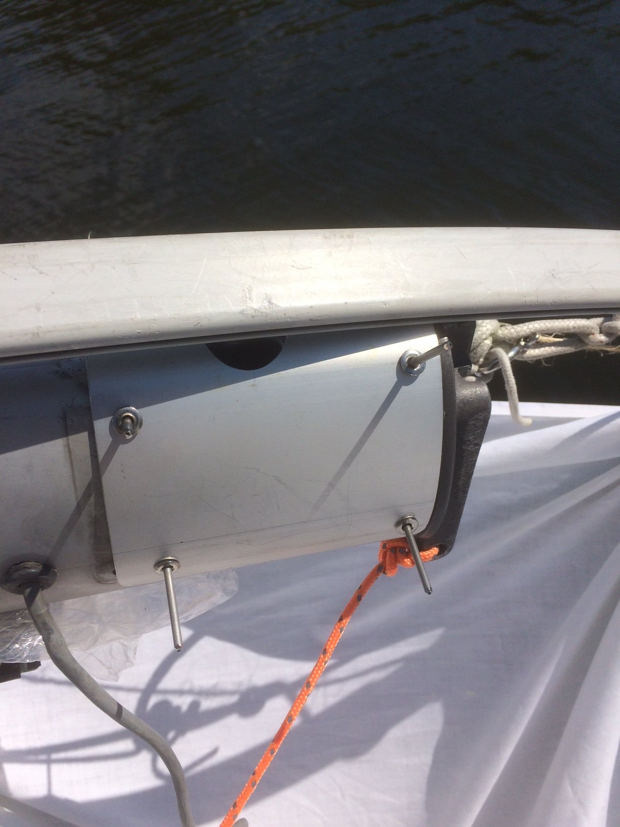 sailboat mast hole