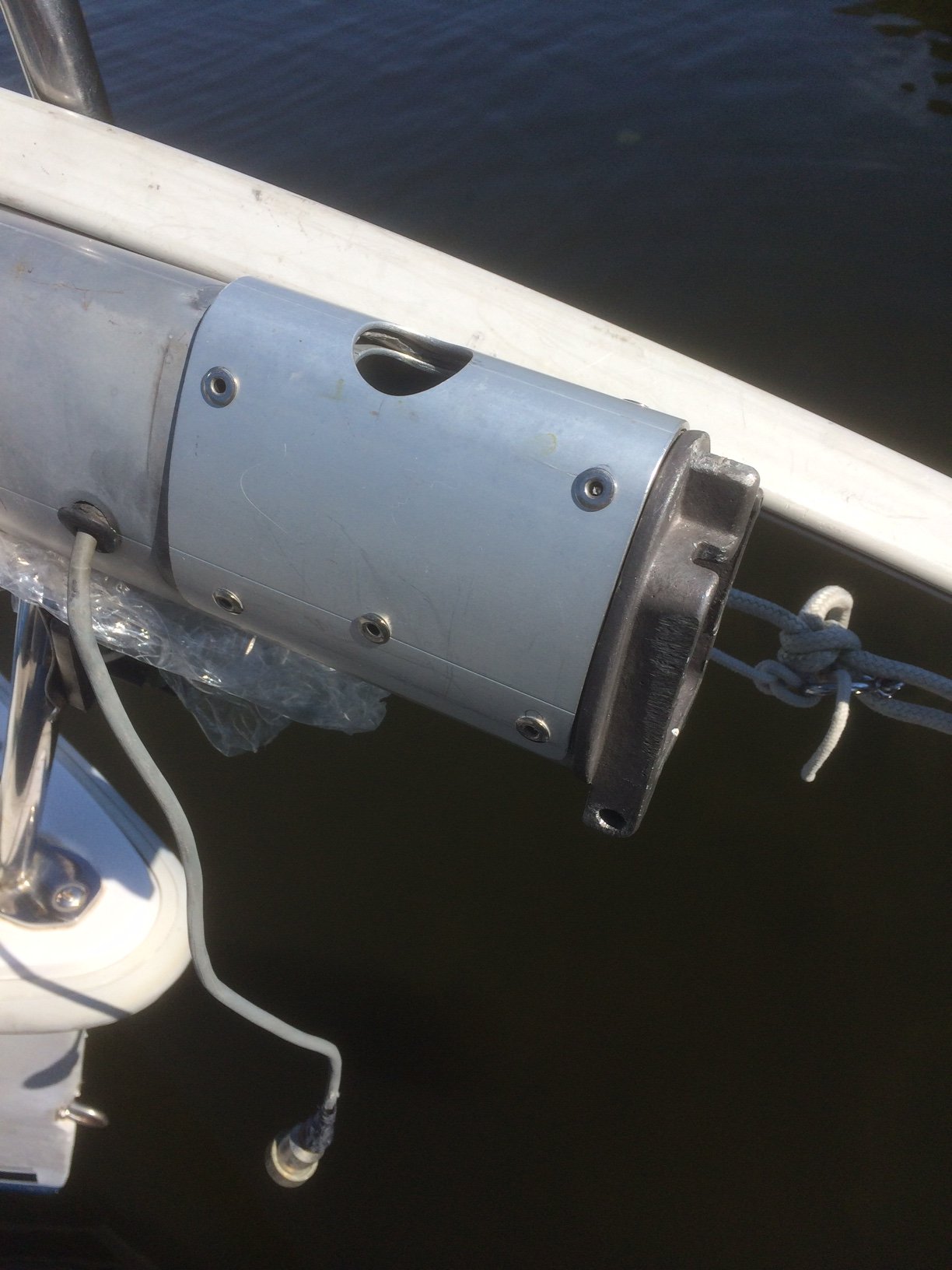 sailboat mast hole