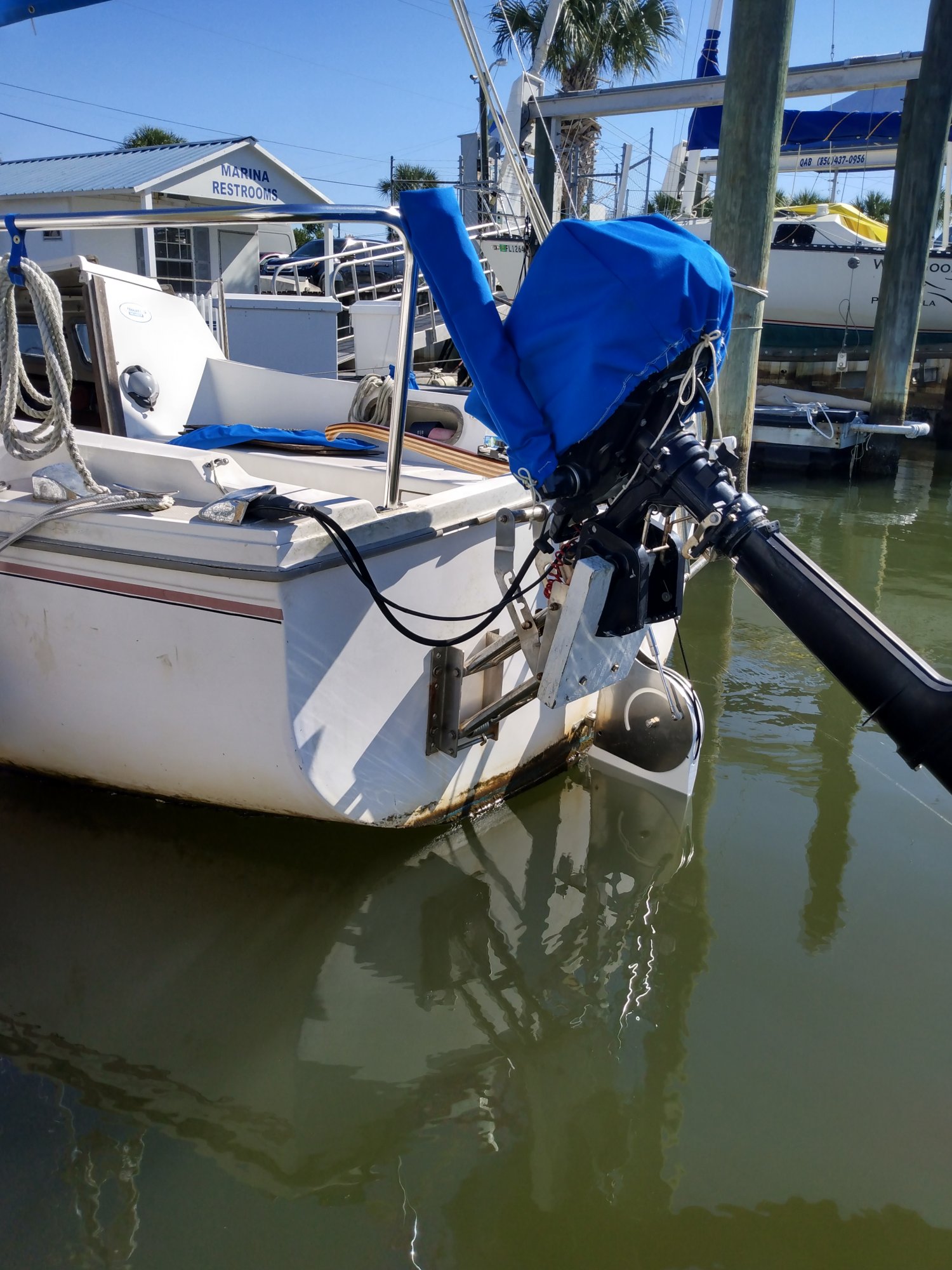 old rudder to new ruddercraft install (10).jpg