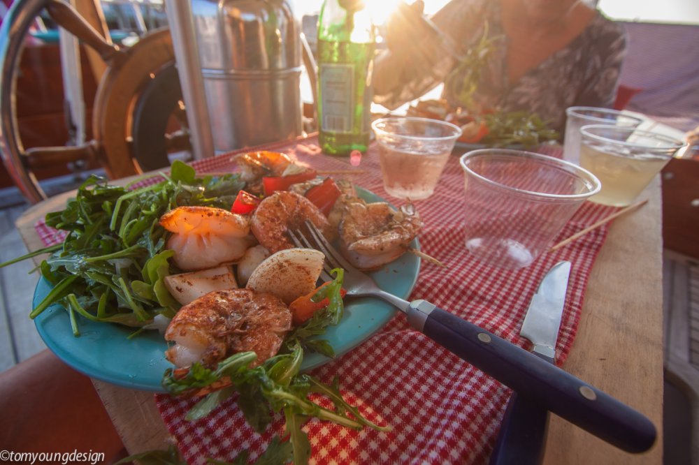 Rockport grilling 7-02 dinner is on.jpg