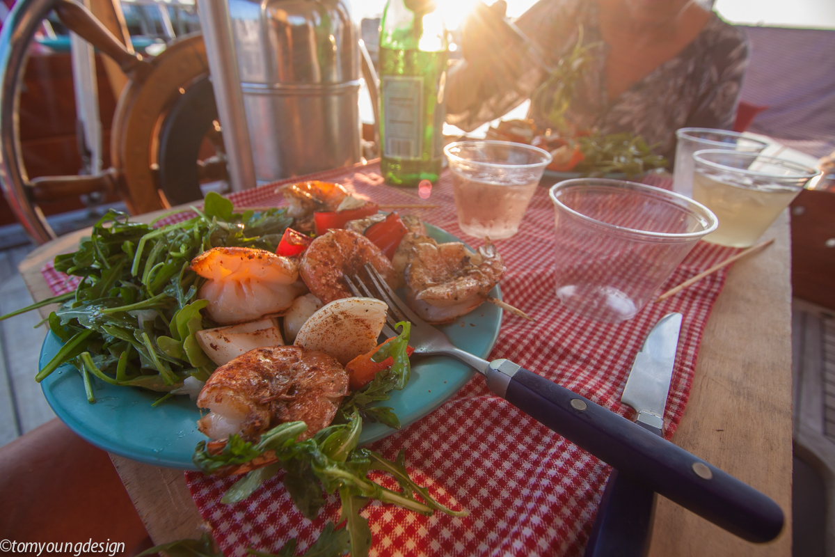 Rockport grilling 7-02 dinner is on.jpg