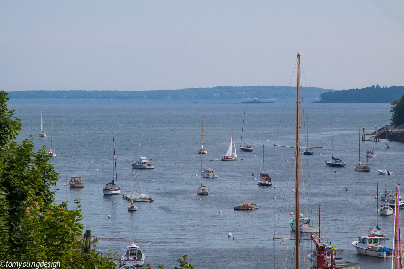 Rockport Harbor green sailboat.jpg