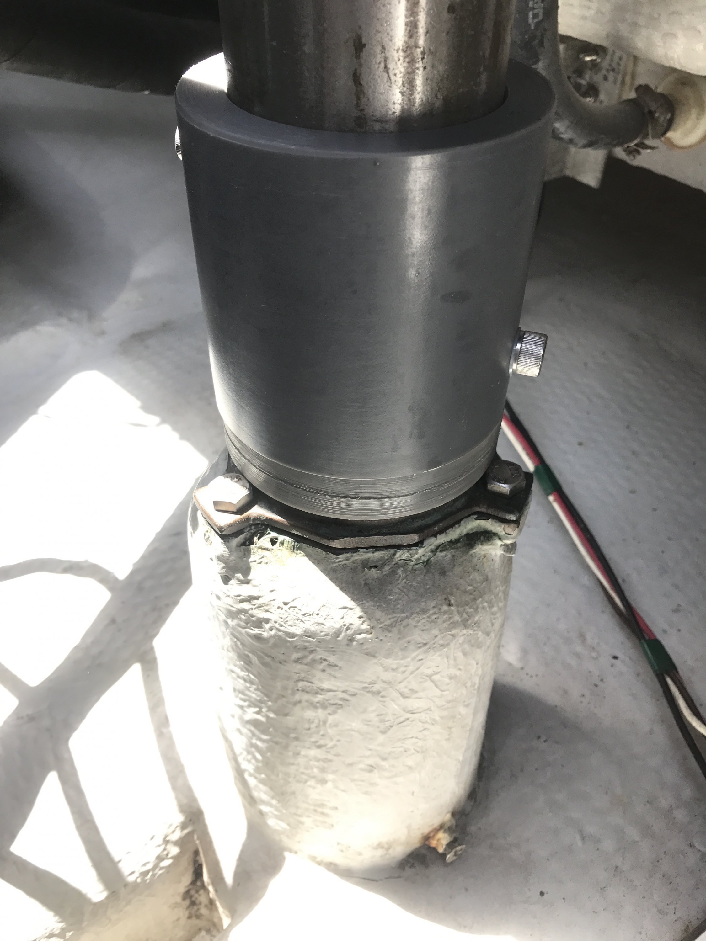 Rebuilding the top of the Rudder Tube | Sailboat Owners Forums