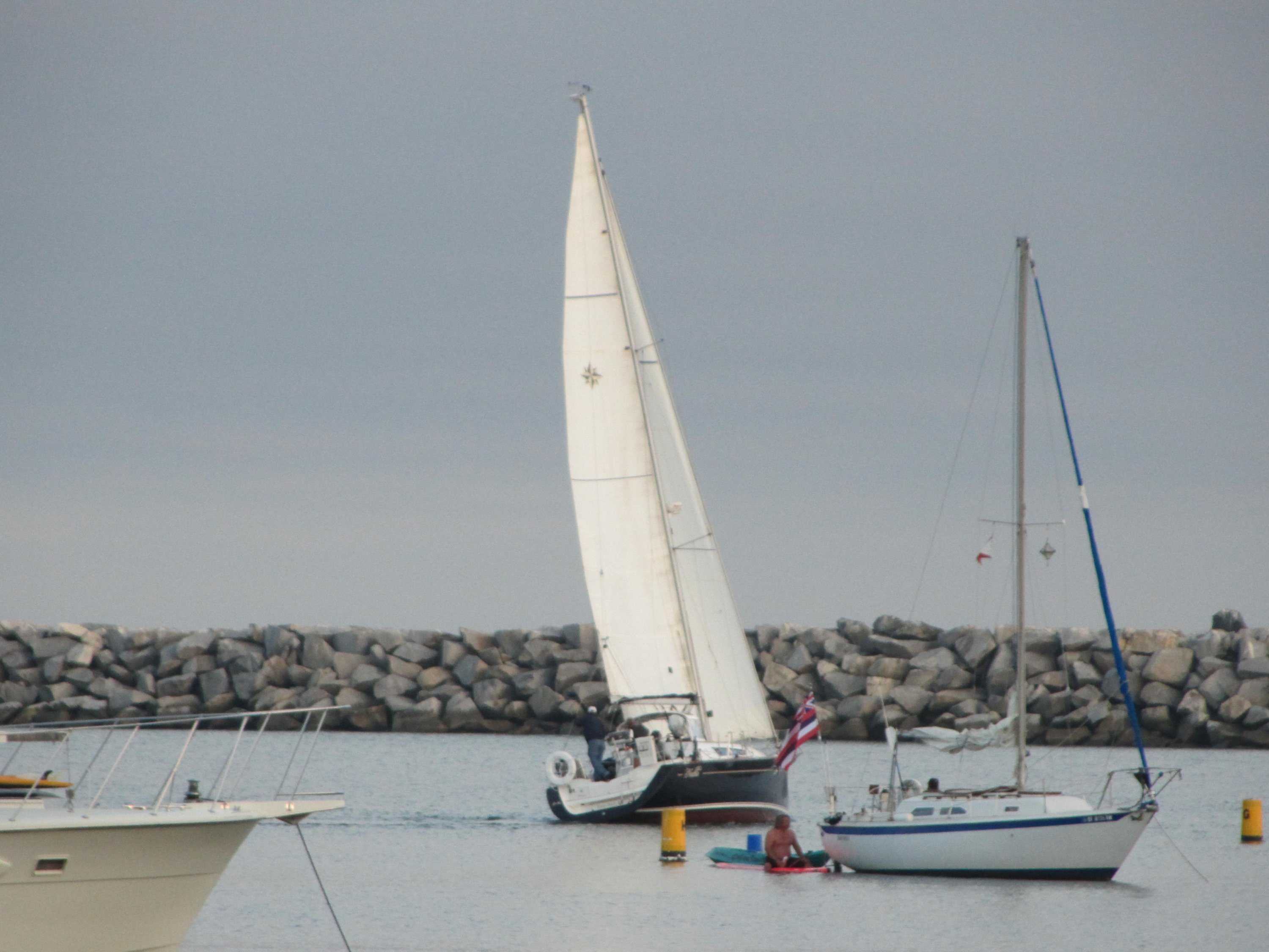 sailboat blue paint