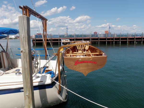 09 2011 127
My latest dinghy on wood davits.