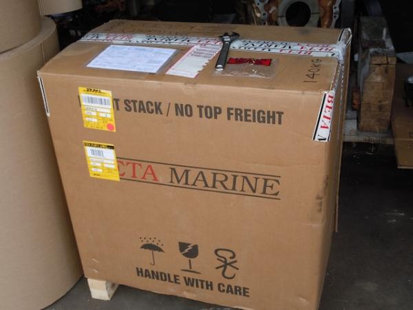 1.Beta 25 in the box. Took about 6 wks from ordering. Delayed in England - told "Not much work got done during the Royal Wedding"