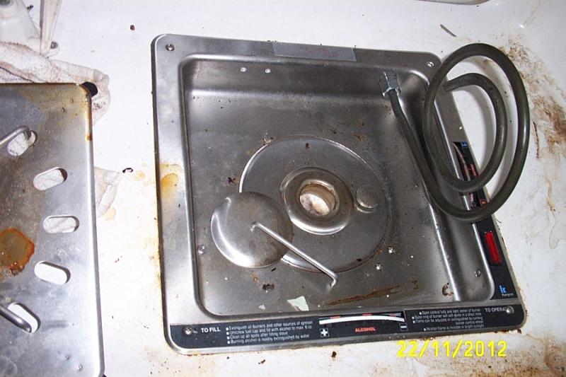 1. Stove opened up