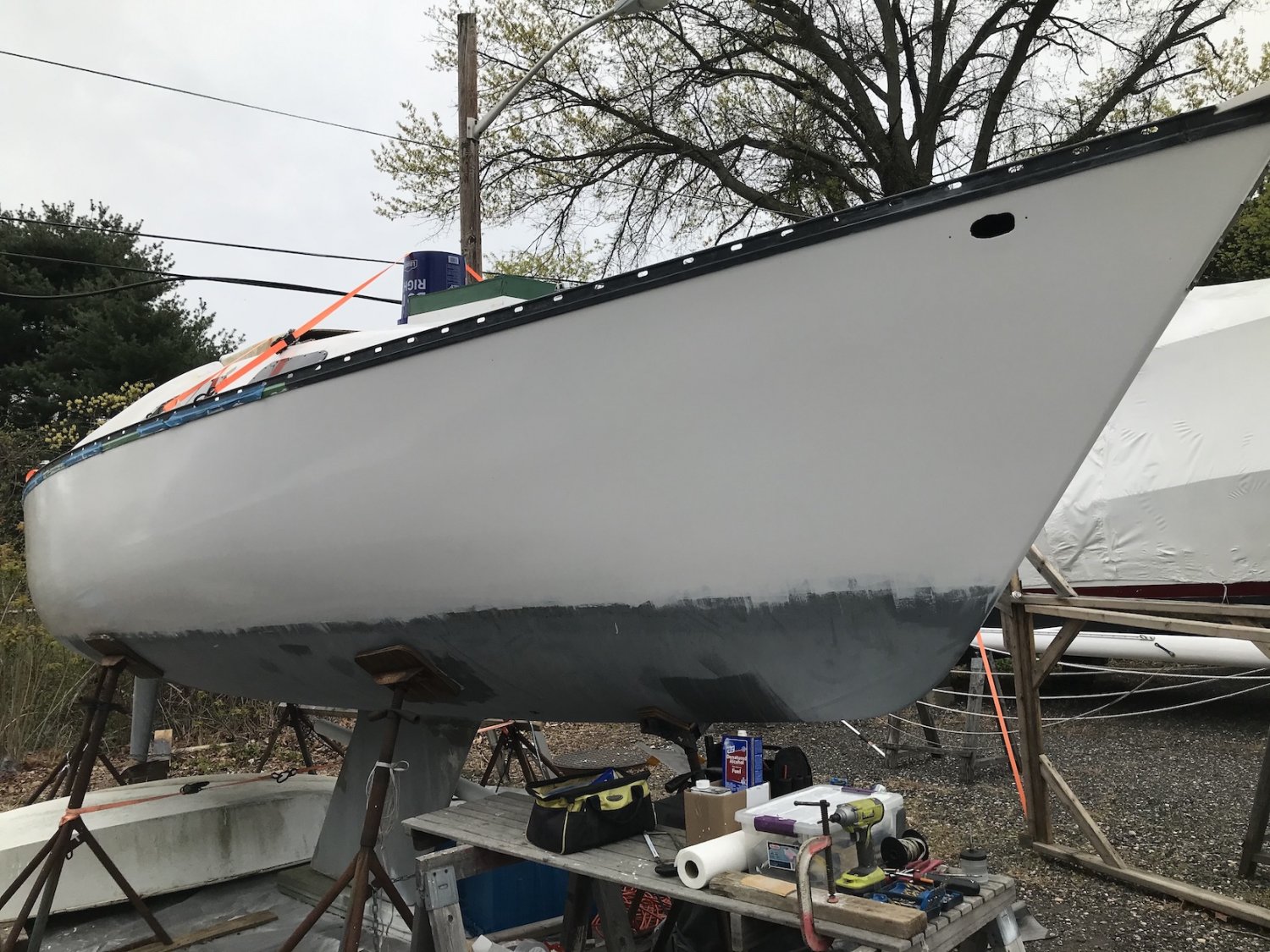 2021.0425 Diana, hull paint