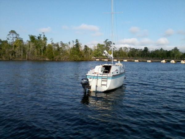 Aft view of South Coast on Blackwater River (Milton, FL)