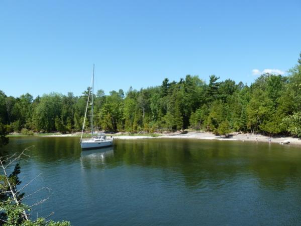 All alone at Valcour Island.
