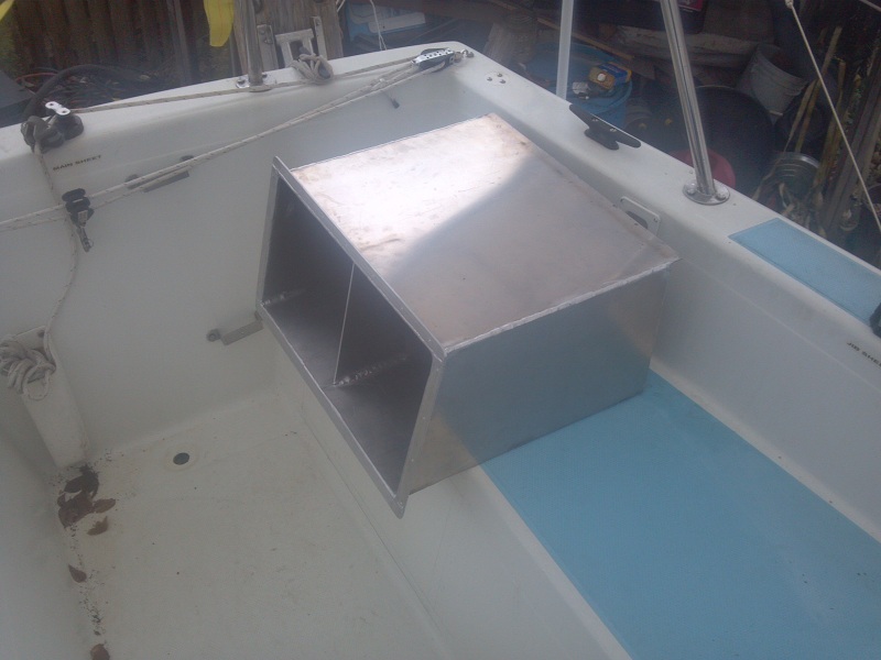 aluminum fuel tank box.... to be installed.