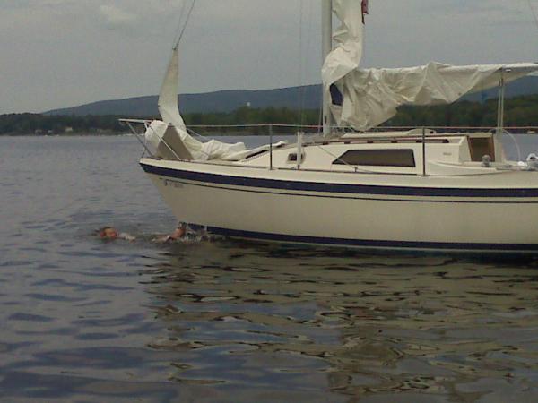 Anchored at Beacon Island