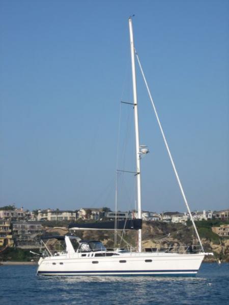 Anchored at Corona Del Mar, CA.