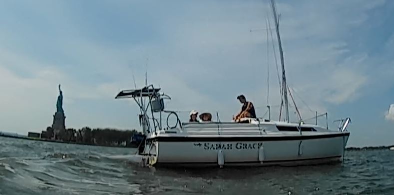 Anchored at Lady Liberty