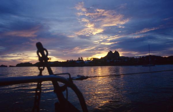 Anchored in Mexico off San Carlos.