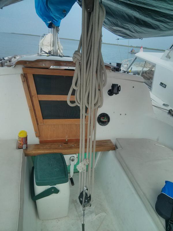 Anchored off Pottahawk, Lake Erie