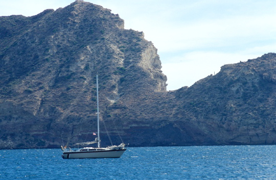 Anchored on Sea of Cortez.