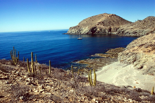 Anchored on Sea of Cortez.