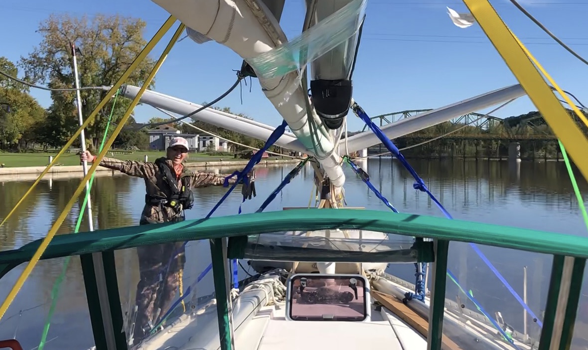 Approaching A Lock On The Erie Canal