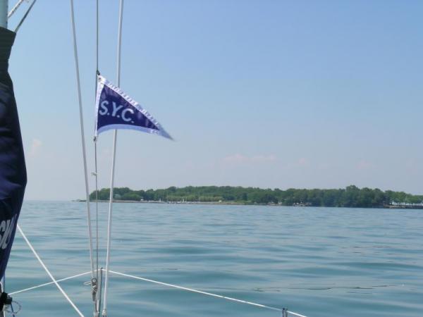 Approaching RIC from PIB. The water looks real flat, and it was since there was almost no wind with 95 degree temps.