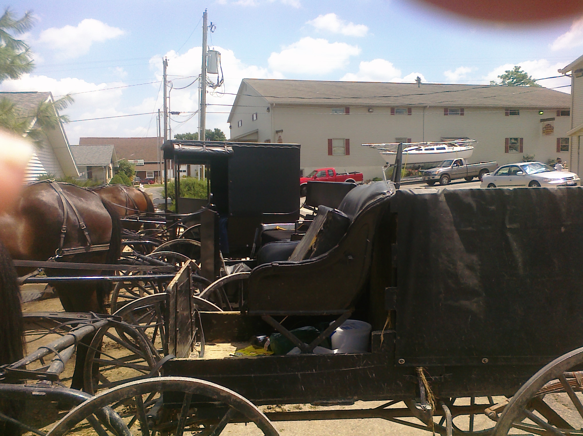 At a stop in Amish country Indiana. Promised wife a dining room set in exchange for the boat.